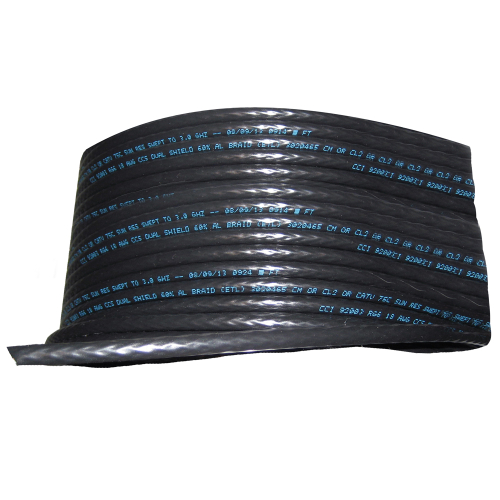 Cobra Wire & Cable - Cobra Wire RG/6 75 ohm SAT/TV - Cable By The Foot - Black