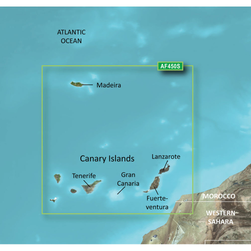 Garmin - Garmin BlueChart&reg; g2 Vision&reg; HD - VAF450S - Madeira & Canary Islands - microSD&trade;/SD&trade;