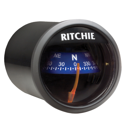 Ritchie - Ritchie X-21BU RitchieSport Compass - Dash Mount - Black/Blue