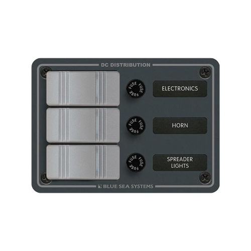 Blue Sea Systems - Blue Sea 8054 Slate Grey - 3 Position - Vertical