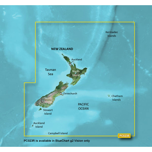 Garmin - Garmin BlueChart&reg; g2 Vision&reg; HD - VPC023R - New Zealand - microSD&trade;/SD&trade;