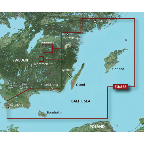 Garmin - Garmin BlueChart&reg; g3 Vision&reg; HD - VEU468S - S&ouml;dert&auml;lje to Trelleborg - microSD&trade;/SD&trade;