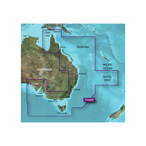 Garmin - Garmin BlueChart&reg; g2 Vision&reg; HD - VPC022R - East Coast Australia - microSD&trade;/SD&trade;