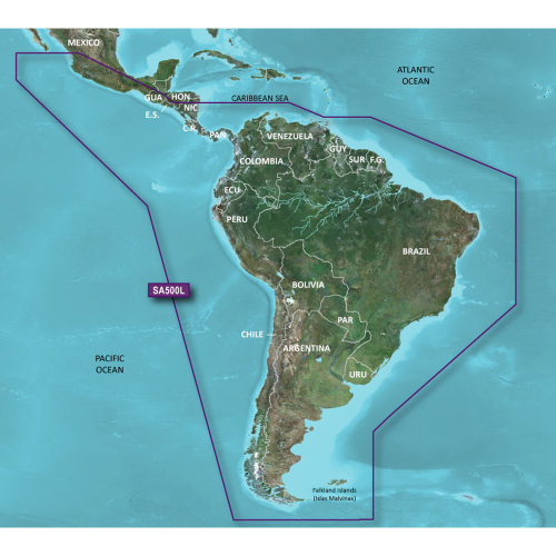 Garmin - Garmin BlueChart&reg; g2 HD - HXSA600X - South America - microSD&trade;/SD&trade;