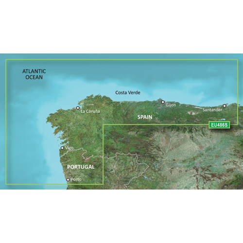Garmin - Garmin BlueChart&reg; g3 Vision&reg; HD - VEU486S - Galicia &amp; Asturias - microSD&trade;/SD&trade;