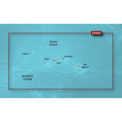 Garmin - Garmin BlueChart&reg; g3 Vision&reg; HD - VEU502S - Azores Islands - microSD&trade;/SD&trade;
