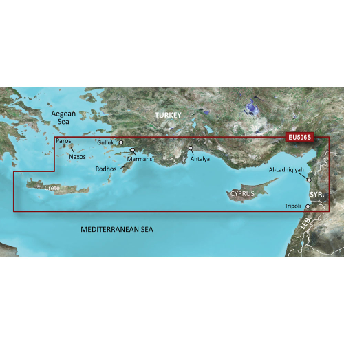 Garmin - Garmin BlueChart&reg; g3 Vision&reg; HD - VEU506S - Crete To Cyprus - microSD&trade;/SD&trade;