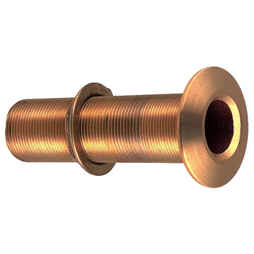 Perko - Perko 3/4" Thru-Hull Fitting w/Pipe Thread Bronze Extra Long - Max Hull 5" Thick