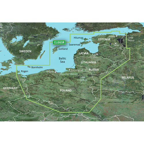 Garmin - Garmin BlueChart&reg; g3 Vision&reg; HD - VEU065R - Baltic Sea, East Coast - microSD&trade;/SD&trade;