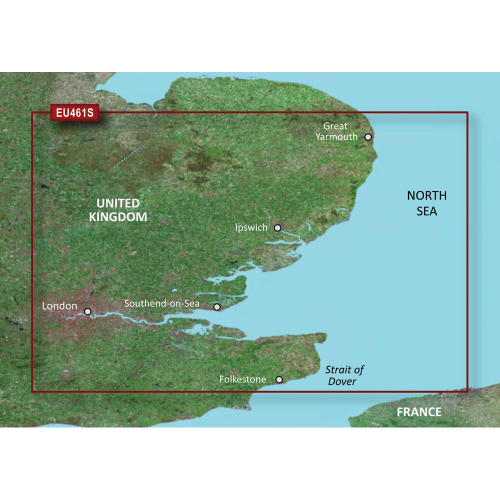 Garmin - Garmin BlueChart&reg; g3 Vision&reg; HD - VEU461S - Thames Estuary - microSD&trade;/SD&trade;