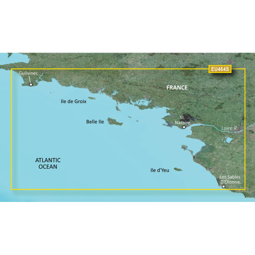Garmin - Garmin BlueChart&reg; g3 Vision&reg; HD - VEU464S - Penmarch to Les Sables d&#39;Olonne - microSD&trade;/SD&trade;