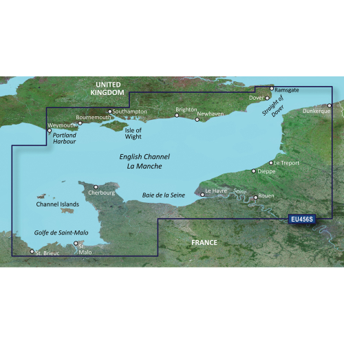 Garmin - Garmin BlueChart&reg; g3 Vision&reg; HD - VEU465S - The Solent &amp; Channel Islands - microSD&trade;/SD&trade;