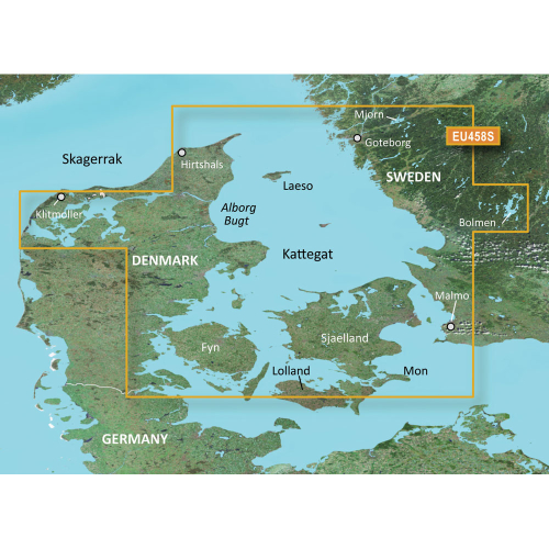 Garmin - Garmin BlueChart&reg; g3 Vision&reg; HD - VEU458S - G&ouml;teborg to Fyn - microSD&trade;/SD&trade;
