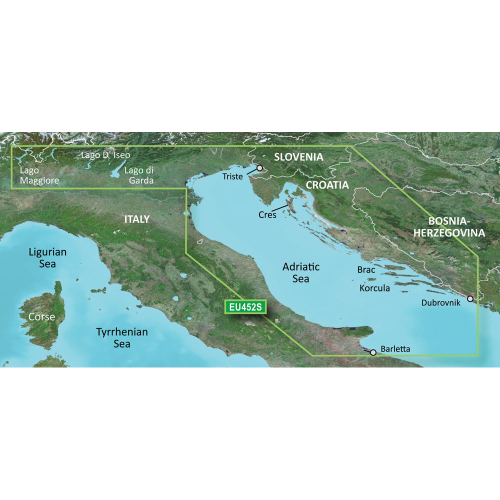 Garmin - Garmin BlueChart&reg; g3 Vision&reg; HD - VEU452S - Adriatic Sea, North Coast - microSD&trade;/SD&trade;