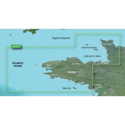Garmin - Garmin BlueChart&reg; g3 Vision&reg; HD - VEU457S - Bretagne - microSD&trade;/SD&trade;