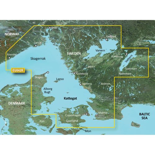 Garmin - Garmin BlueChart&reg; g3 Vision&reg; HD - VEU042R - Oslo to Trelleborg - microSD&trade;/SD&trade;
