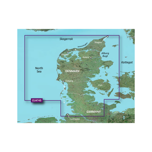 Garmin - Garmin BlueChart&reg; g3 Vision&reg; HD - VEU474S - Alborg to the Eider - microSD&trade;/SD&trade;