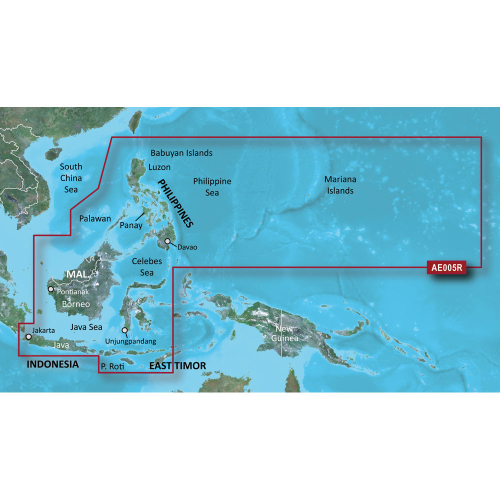 Garmin - Garmin BlueChart&reg; g2 Vision&reg; HD - VAE005R - Philippines - Java Mariana Is. - microSD&trade;/SD&trade;