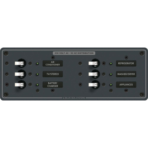 Blue Sea Systems - Blue Sea 8197 AC 6 Position