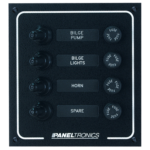 Paneltronics - Paneltronics Waterproof DC 4 Position Booted Toggle & Fuse