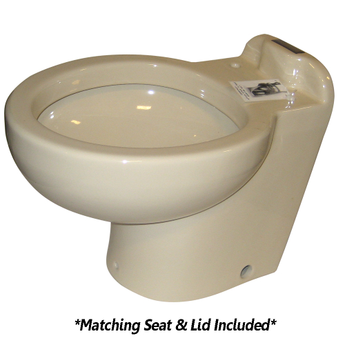 Raritan - Raritan Marine Elegance - Household Style - Bone - Fresh or Saltwater - Smart Toilet Control - 12v