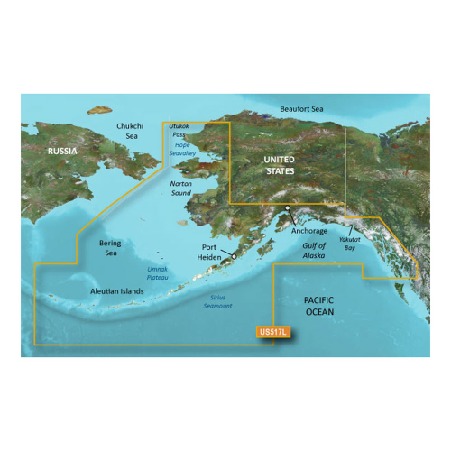Garmin - Garmin BlueChart&reg; g3 Vision&reg; HD - VUS517L - Alaska South - microSD&trade;/SD&trade;