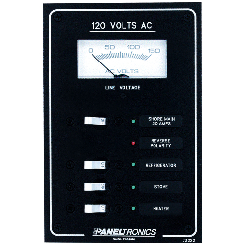 Paneltronics - Paneltronics Standard AC 3 Position Breaker Panel & Main