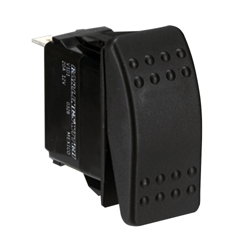 Paneltronics - Paneltronics Switch SPDT Black On/Off/On Rocker