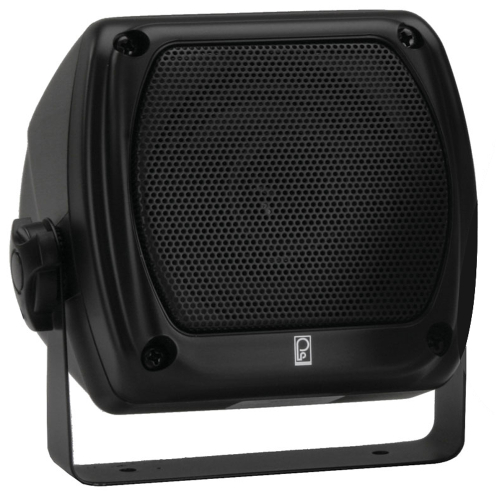 Poly-Planar - Poly-Planar MA-840 80 Watt Subcompact Box Speaker - Black