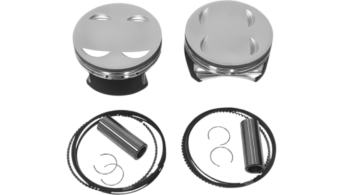 Revolution Performance - Revolution Performance Monster Big Bore Piston Kit (143in. Flat Top) - Bore 4-1/2in. - Stroke 4-1/2in. - 11.3:1 Compression - RP301-604W