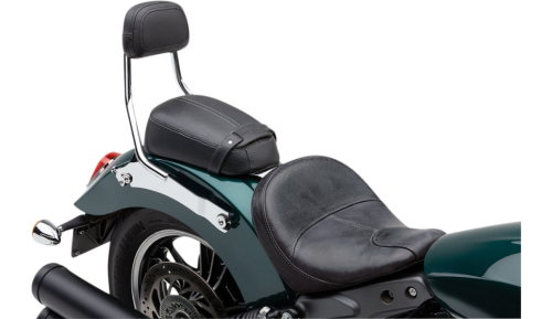 Cobra - Cobra Detachable Backrest for Indian - Pillion Pad - Chrome - 502-2211