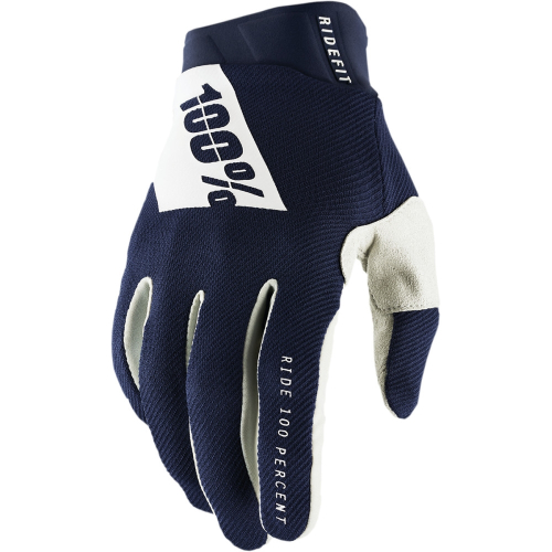 100% - 100% Ridefit Gloves - 10014-375-14 - Navy/White - 2XL