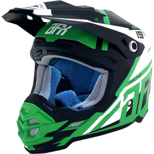 AFX - AFX FX-19R Racing Helmet - 0110-7079 - Matte Green - Medium