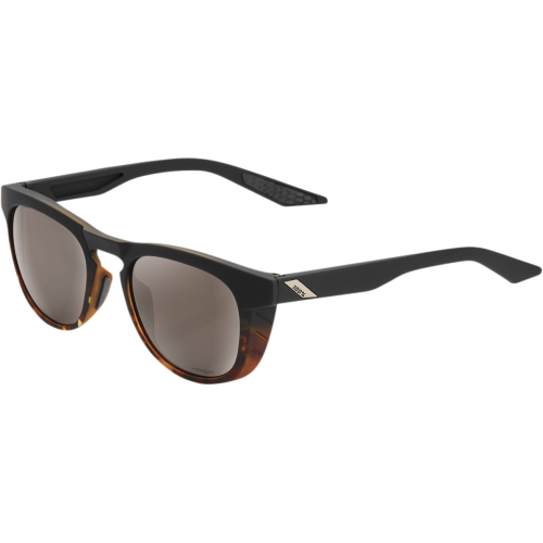 100% - 100% Slent Sunglasses - 61035-404-01 - Black / Silver Mirror Lens - OSFM