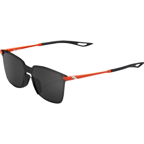 100% - 100% Legere Square Sunglasses - 61041-265-01 - Matte Black / Black Lens - OSFM