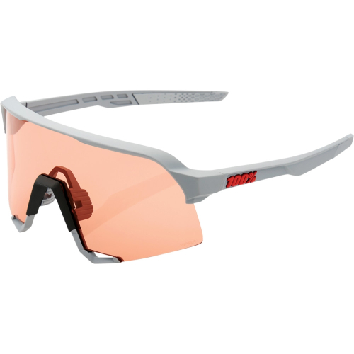 100% - 100% S3 Sunglasses - 61034-424-01 - Gray / Hiper Coral Lens - OSFM