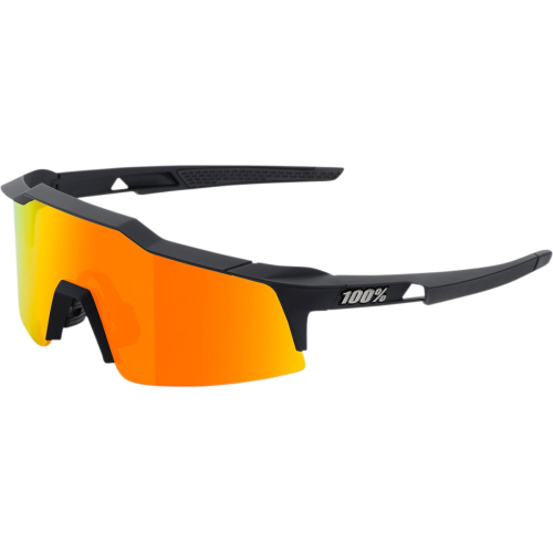 100% - 100% Speedcraft SL Sunglasses - 61002-412-02 - Black / Red Lens - OSFM