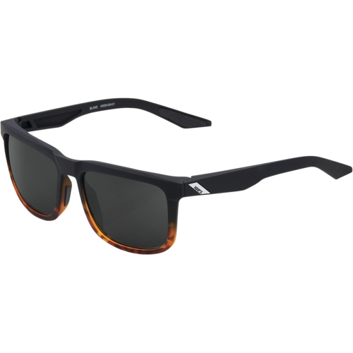 100% - 100% Blake Sunglasses - 61029-265-01 - Black / Black Lens - OSFM