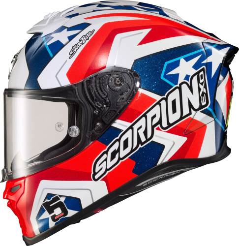 Scorpion - Scorpion EXO-R1 Air Bautista LS Helmet - R1-3027 - Red/White/Blue - 2XL