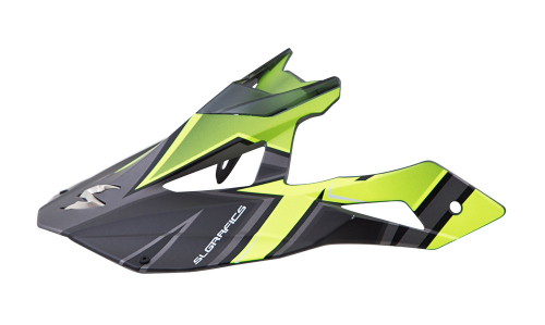 Scorpion - Scorpion Visor for VX-35 Finnex Helmets - Silver/Neon - 52-533-60