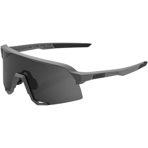 100% - 100% S3 Sunglasses - 61034-102-01 - Gray / Smoke Lens - OSFM