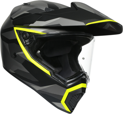 AGV - AGV AX-9 Siberia Helmet - 217631O2LY00705 - Siberia Black/Yellow - Small