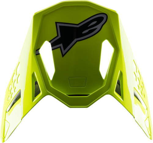 Alpinestars - Alpinestars Visor for S-M8 Supertech Helmets - Factory/Black/Fluo Yellow/Blue - 8982222-1578