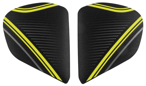 Arai Helmets - Arai Helmets Shield Cover Set for DT-X Helmets - Diablo Yellow Frost - 025488