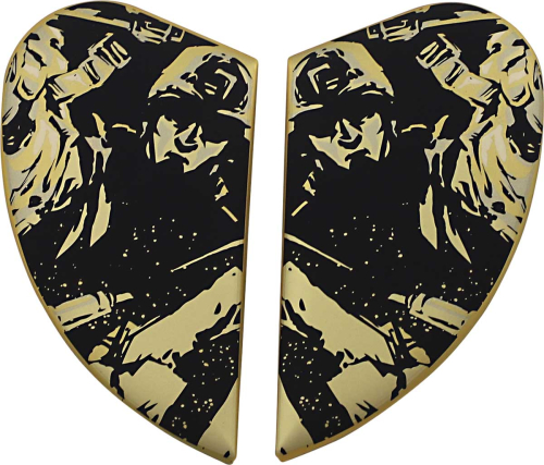 Icon - Icon Side Plate for Airform Helmets - Guardian Gold - 0133-1295