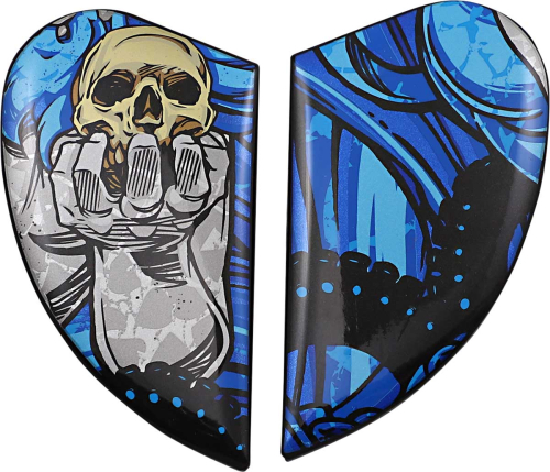 Icon - Icon Side Plate for Airform Helmets - Ships Company Blue - 0133-1293