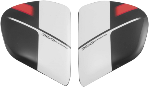 Arai Helmets - Arai Helmets Shield Cover Set for Quantum-X Helmets - Competition Red - 807776