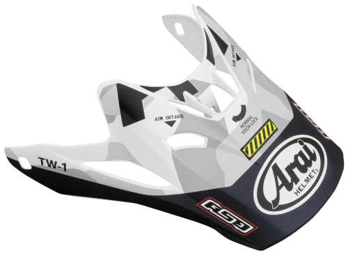 Arai Helmets - Arai Helmets Visor for VX-Pro4 Helmets - White/Navy - 095408