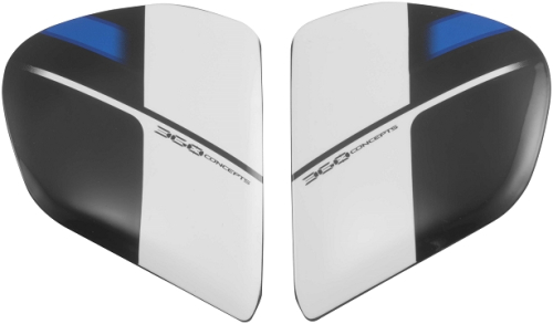 Arai Helmets - Arai Helmets Shield Cover Set for Quantum-X Helmets - Competition Blue - 807786