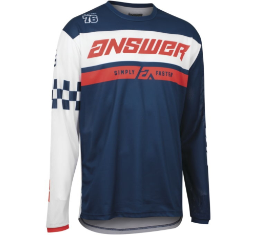 Answer - Answer A22 Arkon Octane Youth  Jersey - 446486 - Navy/White - Medium